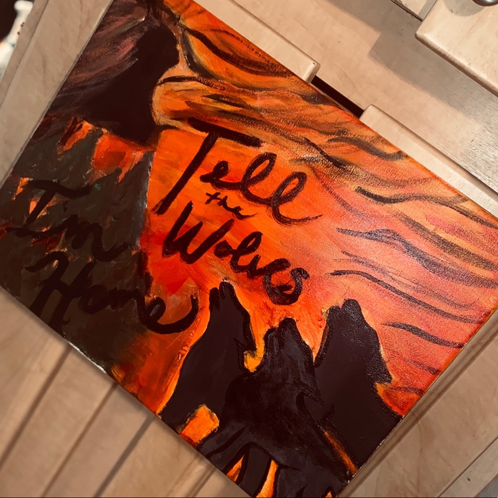 Hand painted canvas